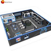 Indoor Game Zone Arcade Games 10-500M2  VR Space Park 4D5D9D AR VR Industry Customized VR Theme Park Design For Amusement