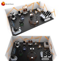 Earn Money 10-1000m2 Customized Virtual Reality Experience Hall Zone Design 9D VR Theme Park with VR Arcade Games