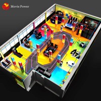 Amusement Park Equipment Supplier Customized Children New Technology Virtual Reality Play Zone Vr Arcade Theme Park Playground