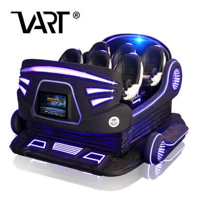 2018 Amusement ride horse riding 9d vr, 9D Electric Motion Cinema 6 seats vr simulator 6DOF